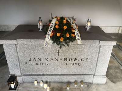 Obraz przedstawiający: 160. rocznica urodzin Jana Kasprowicza