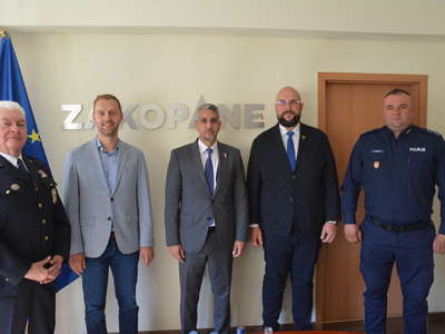 Obraz przedstawiający: Wizyta Ambasadora Kuwejtu w Zakopanem