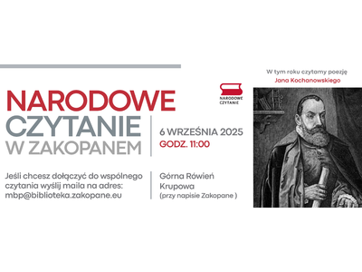 Obraz przedstawiający: Wspólne czytamy Kochanowskiego