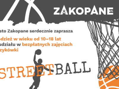Obraz przedstawiający: Bezpłatne zajęcia - koszykówka Streetball