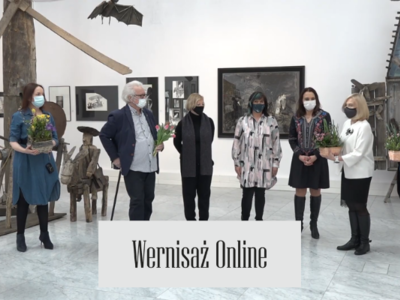 Obraz przedstawiający: Wernisaż online. Salon Marcowy 2021 i Pokaz Filmów o Sztuce....