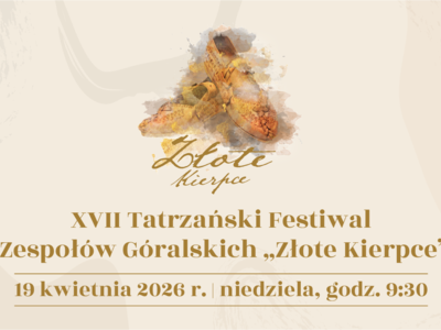 Obraz przedstawiający: Na Festiwal Złote Kierpce zapraszamy 19 kwietnia