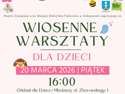 Obraz przedstawiający: Wiosenne warsztaty dla dzieci