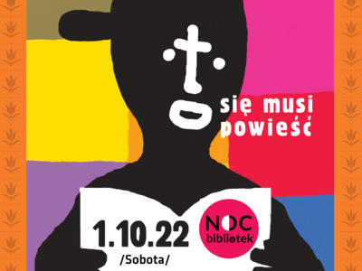 Obraz przedstawiający: Noc Bibliotek. To się musi powieść.