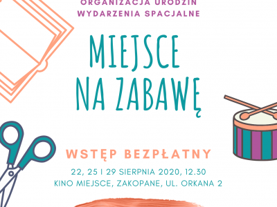 Obraz przedstawiający: Miejsce Na Zabawę w Kinie Miejsce
