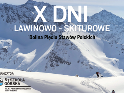 Obraz przedstawiający: Zapraszamy na jubileuszowe, dziesiąte Dni Lawinowo-Skiturowe!