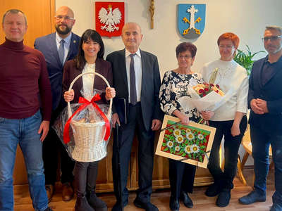 Obraz przedstawiający: 60 rocznica ślubu Państwa Gomółków