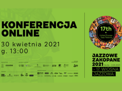 Obraz przedstawiający: Zaproszenie na konferencję prasową online 17. Wiosny Jazzowej