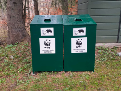 Obraz przedstawiający: Nowe kontenery od WWF w Zakopanem