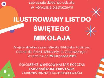 Obraz przedstawiający: Ilustrowany list do Św. Mikołaja