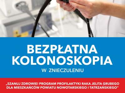 Obraz przedstawiający: Bezpłatne badania przesiewowe raka jelita grubego