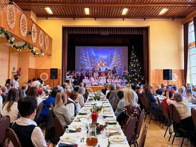 Obraz przedstawiający: Spotkanie opłatkowe dla zakopiańskich Seniorów