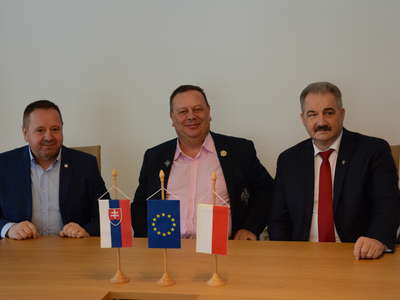 Obraz przedstawiający: Spotkanie burmistrzów miast partnerskich