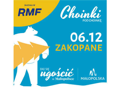 Obraz przedstawiający: Choinki pod choinkę od RMF FM i Małopolski w Zakopanem...