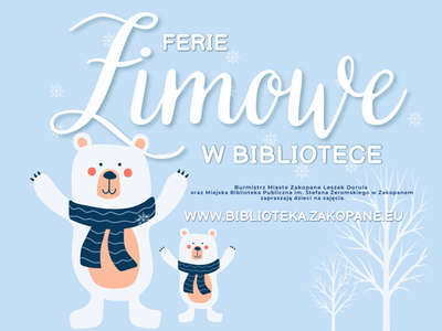 Obraz przedstawiający: Ferie zimowe w bibliotece