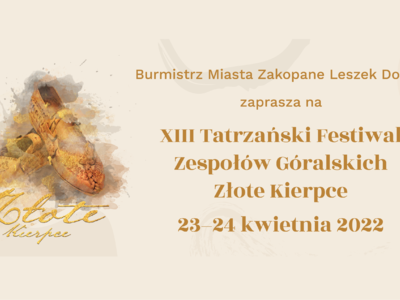 Obraz przedstawiający: XIII Tatrzański Festiwal Zespołów Góralskich Złote Kierpce