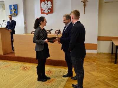 Obraz przedstawiający: I Sesja Młodzieżowej Rady Miasta