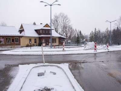 Obraz przedstawiający: Przebudowa skrzyżowania ul. Droga na Bystre – Droga do Olczy