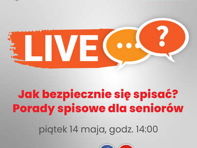Obraz przedstawiający: Jak bezpiecznie się spisać? Porady spisowe dla seniorów
