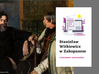 Obraz przedstawiający: Stanisław Witkiewicz w Zakopanem.
