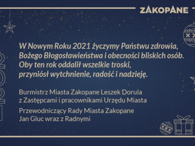 Obraz przedstawiający: Noworoczne życzenia