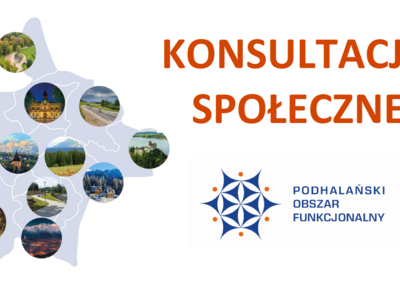 Obraz przedstawiający: Konsultacje społeczne projektu Strategii Terytorialnej Zintegrowanych Inwestycji Terytorialnych Podhalańskiego Obszaru...
