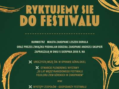 Obraz przedstawiający: Ryktujemy sie do Festiwalu