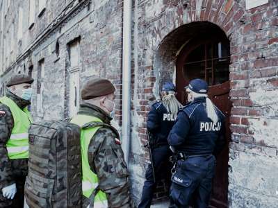 Obraz przedstawiający: Małopolscy terytorialsi ponownie pomagają