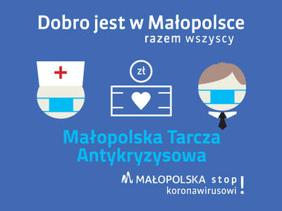 Obraz przedstawiający: Małopolska Tarcza Antykryzysowa - Pakiet edukacyjny