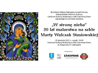 Obraz przedstawiający: 20 lat twórczości Marty Walczak Stasiowskiej na wystawie w Czerwonym...