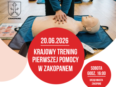 Obraz przedstawiający: Krajowy Trening Pierwszej Pomocy w Zakopanem