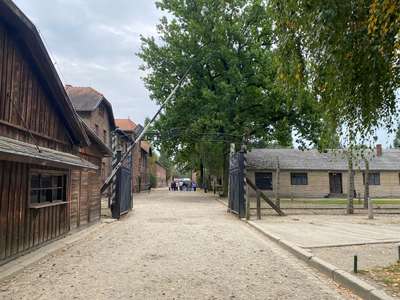 Obraz przedstawiający: 77. rocznica wyzwolenia niemieckiego obozu Auschwitz-Birkenau