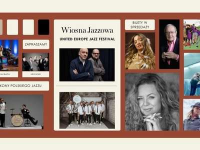 Obraz przedstawiający: 30 KWIETNIA ZACZYNAMY TEGOROCZNY UNITED EUROPE JAZZ FESTIVAL - WIOSNA...