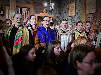 Obraz przedstawiający: Góralskie kolędowanie, które porusza serca