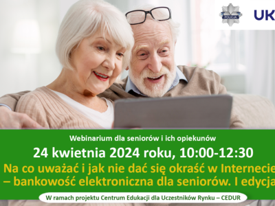 Obraz przedstawiający: Bankowość elektroniczna dla seniorów