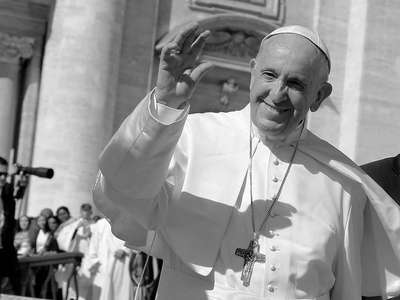 Obraz przedstawiający: Msze św. za duszę śp. Papieża Franciszka