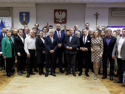Obraz przedstawiający: Wizyta Wojewody na Sesji Rady Miasta Zakopane