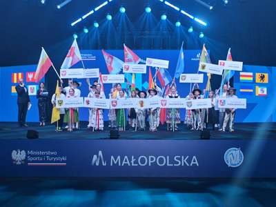 Obraz przedstawiający: Otwarcie 31. Ogólnopolskiej Olimpiady Młodzieży w Sportach Zimowych Małopolska 2025