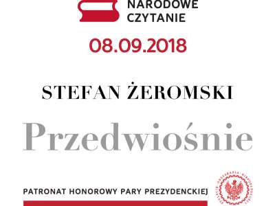 Obraz przedstawiający: Narodowe Czytanie 2018