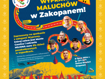 Obraz przedstawiający: Wielka Wyprawa Maluchów z przystankiem w Zakopanem