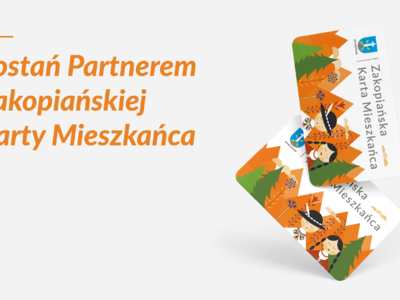 Obraz przedstawiający: Zostań Partnerem Zakopiańskiej Karty Mieszkańca!