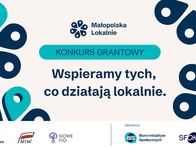 Obraz przedstawiający: Startuje konkurs grantowy Małopolska Lokalnie 2026