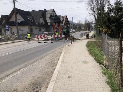 Obraz przedstawiający: Utrudnienia w ruchu - roboty budowlane na ul. Droga do...