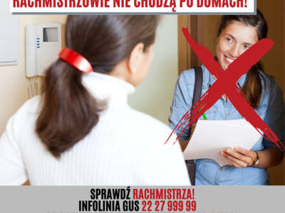 Obraz przedstawiający: Seniorze, rachmistrzowie nie chodzą po domach