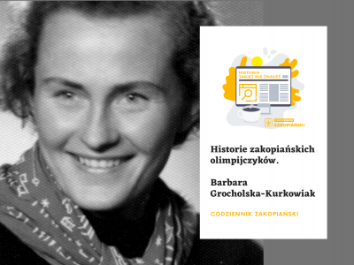 Obraz przedstawiający: Historie zakopiańskich olimpijczyków - Barbara Grocholska-Kurkowiak