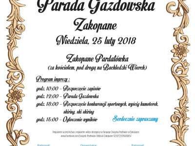 Obraz przedstawiający: Parada Gazdowska