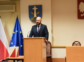 Obraz przedstawiający: I Sesja Rady Miasta Zakopane nowej kadencji