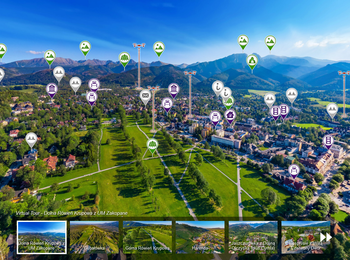 Miniaturka promojuąca: Mapa panoramiczna Zakopanego - nowoczesny przewodnik po mieście