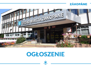 Obraz przedstawiający: Komunikat - 10 listopada Urząd Miasta Zakopane będzie nieczynny