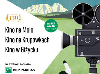 Obraz przedstawiający: 1 lipca rusza 18. edycja najdłuższego wakacyjnego festiwalu filmowego w Polsce BNP Paribas Kino Letnie Sopot-Zakopane